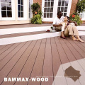 Home Garden Plastic Decking Pool Terrace WPC Flooring Wood Plastic Composite Decking Waterproof Teak Outdoor Decking Composite Deck Board